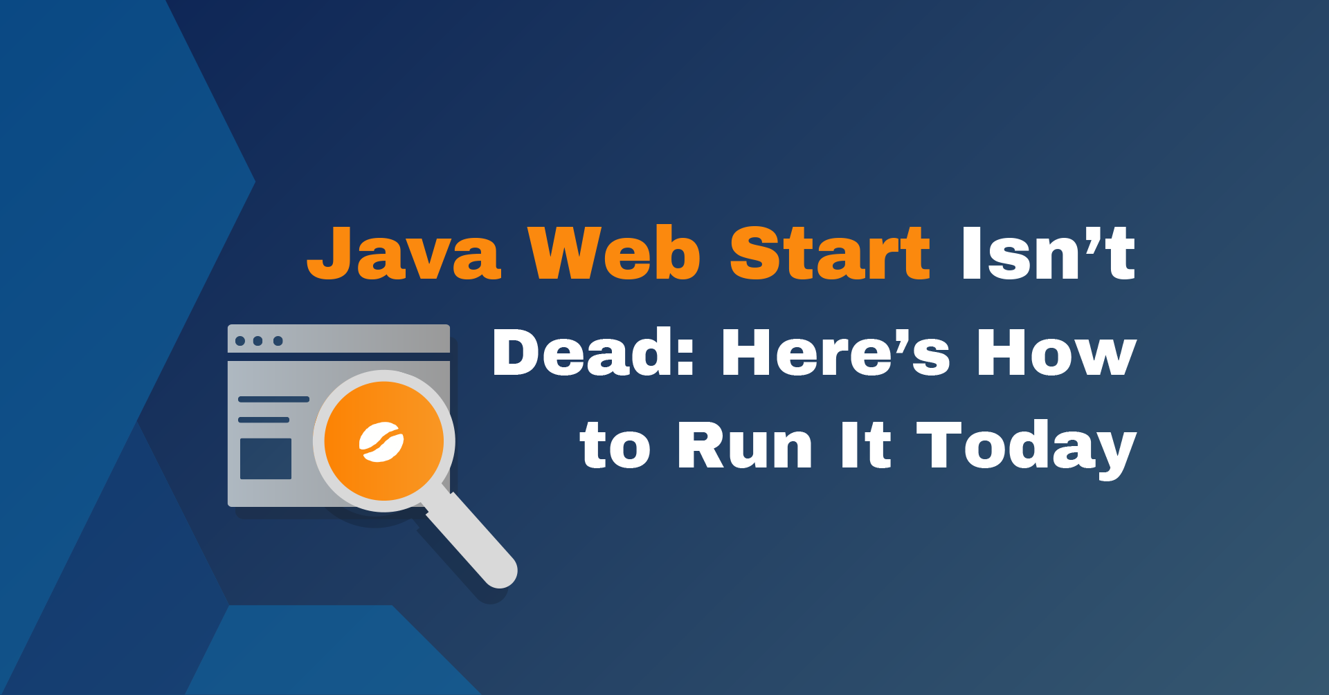 Modern ways to access Java Web Start applications