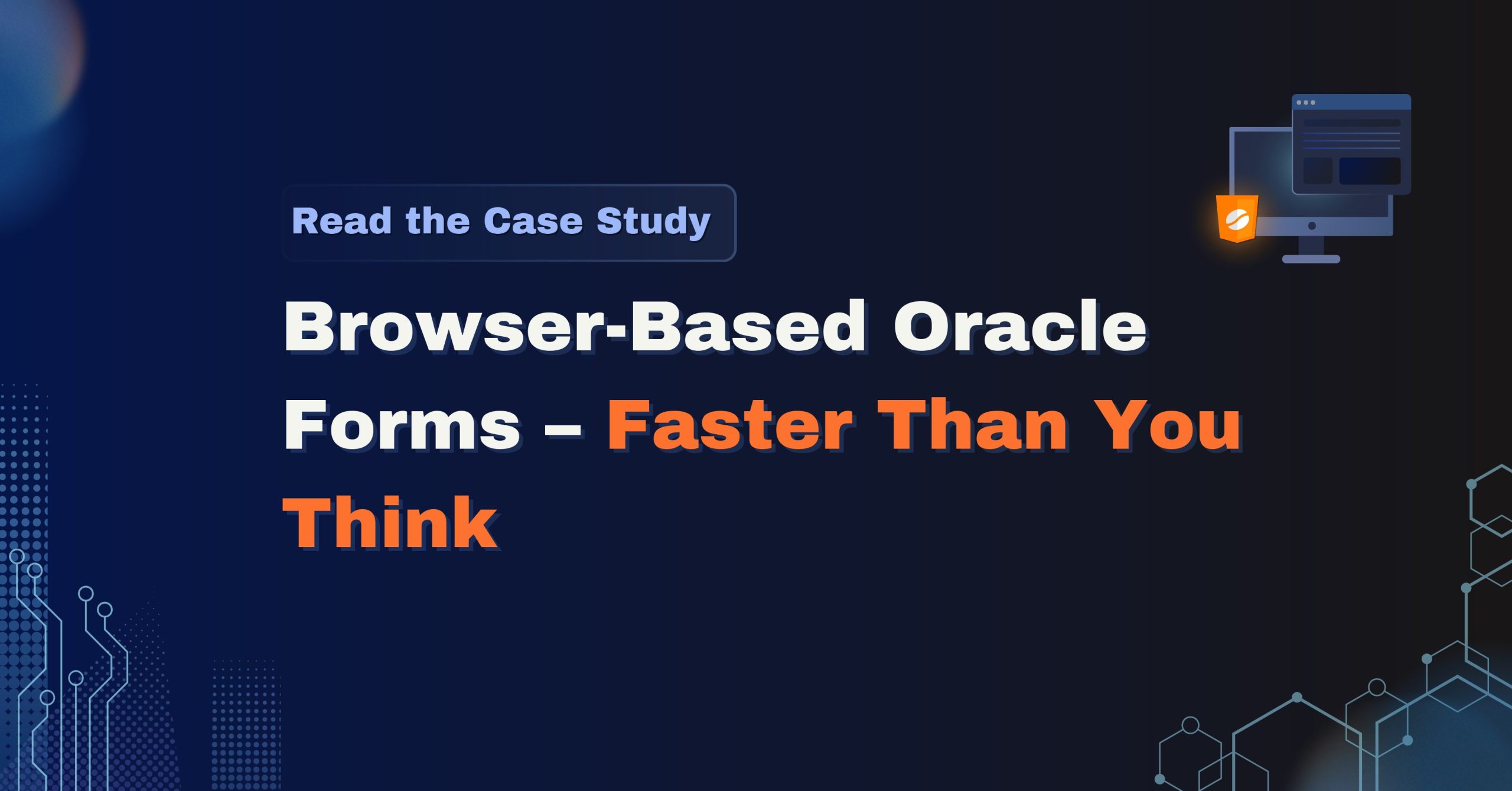Modernization of a Large-Scale Oracle Forms Application with CheerpJ